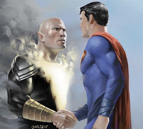 black adam vs superman henry cavill